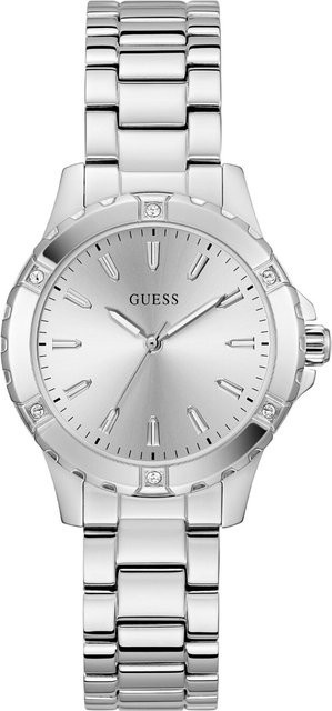 Guess Armbanduhr, Quarz, Edelstahl, Silber, 35 mm, Damen - Bild 1