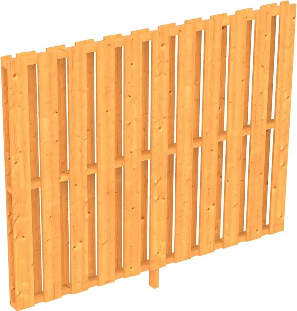 Skan Holz Seitenwand aus Douglasienholz in Beige, B x H: 78,5 x 160 cm - Bild 1