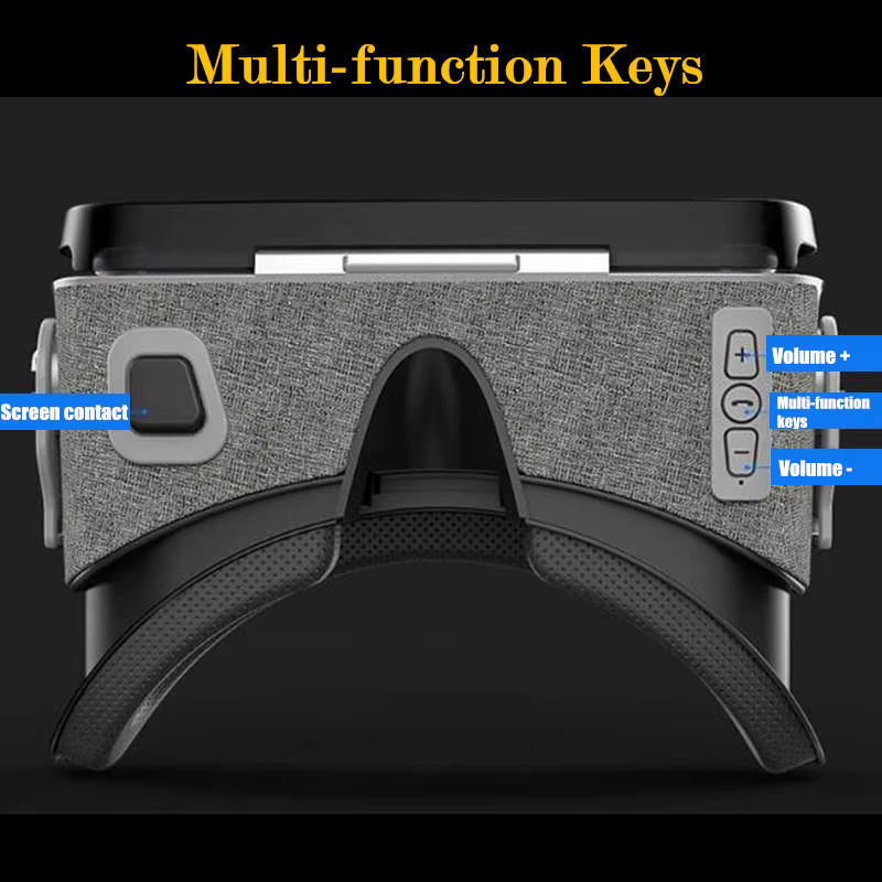 Google G07E Virtual Reality VR-Brille mit 3D-Bildschirm und Gamepad-Unterstützung für Smartphones von 4,5 bis 6,5 Zoll - Bild 3