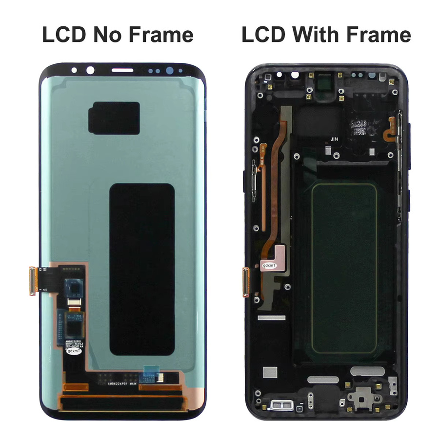 Samsung OLED LCD Display mit Touchscreen und Rahmen für Galaxy S8 Plus G955 G955F SM-G955FD in Schwarz - Bild 2