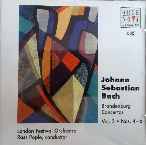 J.S. Bach: Brandenburg Konzerte 4, 5 & 6, London Festival Orchestra, Dirigent Pople, CD von Arte Nova Classics, Schwarz - Bild 1