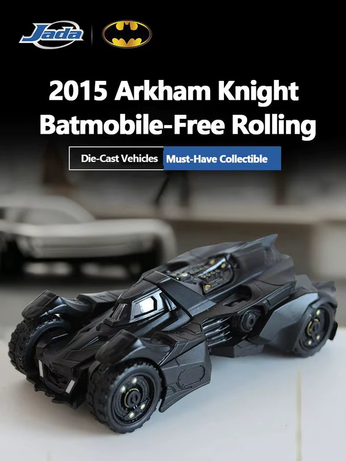JADA Arkham Knight Batmobile, Druckgussmodell, 1:32, Schwarz - Bild 7