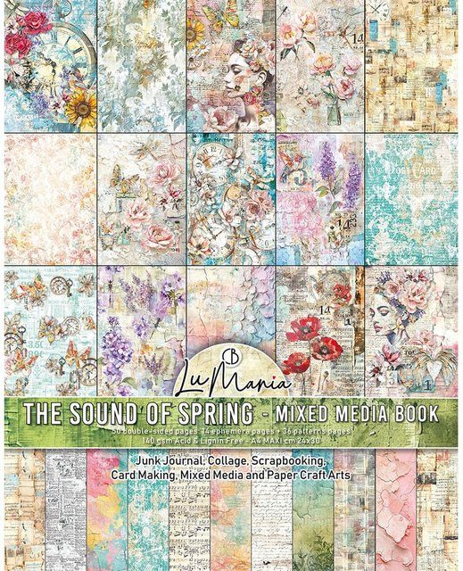 Ciao Bella Mixed Media Buch The Sound of Spring, Multicolor, A4 - Bild 1