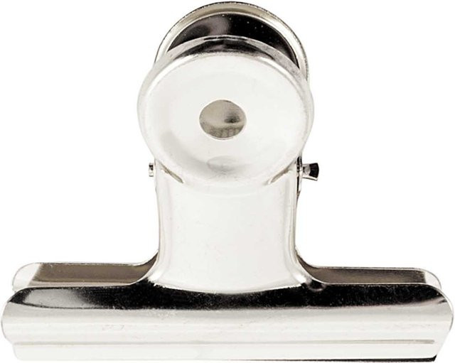 Rico Design Paper Poetry Klemmbrettklammern in Silber, 6 Stück, 30 mm - Bild 1