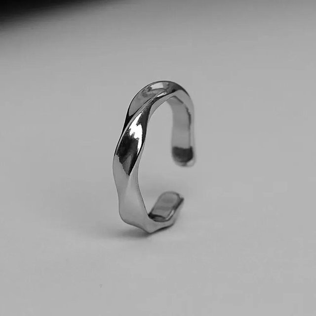 Offener Ring Silber, Vampirzahn, Unisex - Bild 1