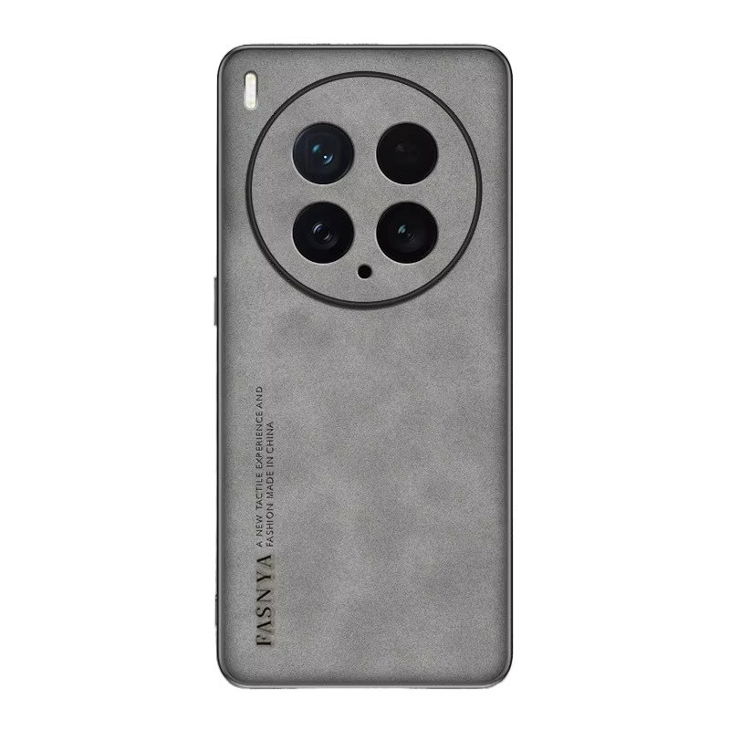 Stoßfeste Lammfell Leder Schutzhülle für vivo X200 Ultra, X200 Pro, X200s und X100 Ultra in Blau - Bild 4