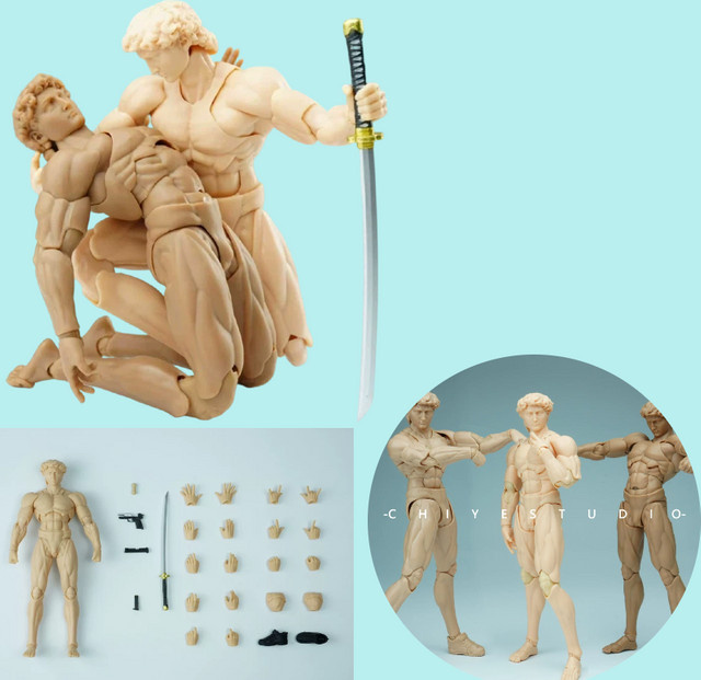 Chiye Studio Beweglicher männlicher Körper, Anime-Modell Soldatenfigur, 1/12 - Bild 1