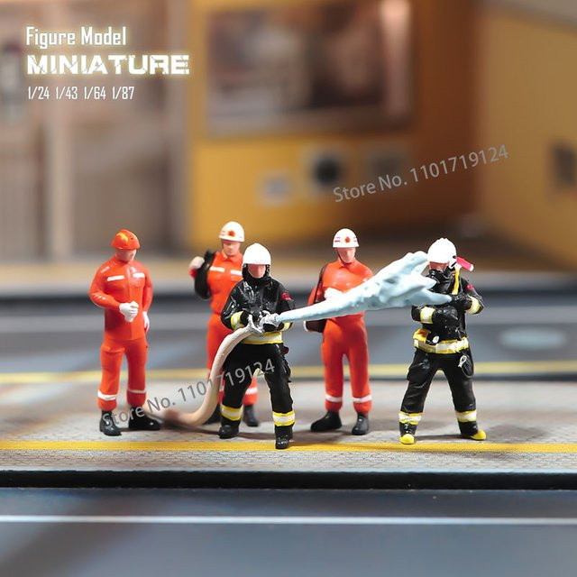MAK Feuerwehr Mann Figur, Einzelfigur, Bunt / Mehrfarbig, Kunststoff - Bild 1