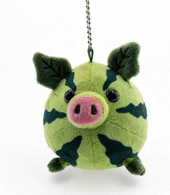Yiran toy Wassermelonen-Schwein Plüschtier, Stofftier, ab 14 Jahren - Bild 1