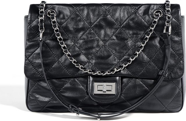 JMG Bags Handtasche Oberleder, Damen, black - Bild 1
