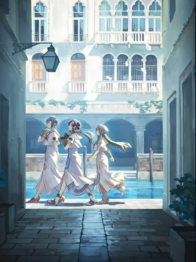 Bilibili Japanische Anime A-ARIA Manga-Poster, selbstklebend und wasserfest, Mehrfarbig, Rechteckig, Breite: 15,0 cm, Höhe: 15,0 cm - Bild 5