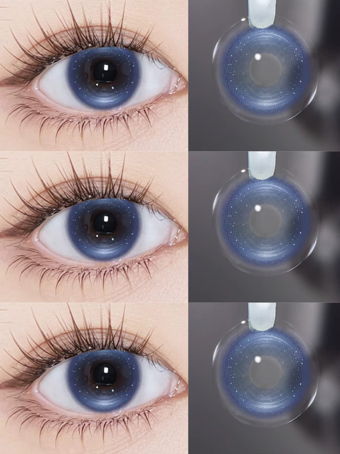 VISUASHOW farbige Kontaktlinsen blau - Bild 2