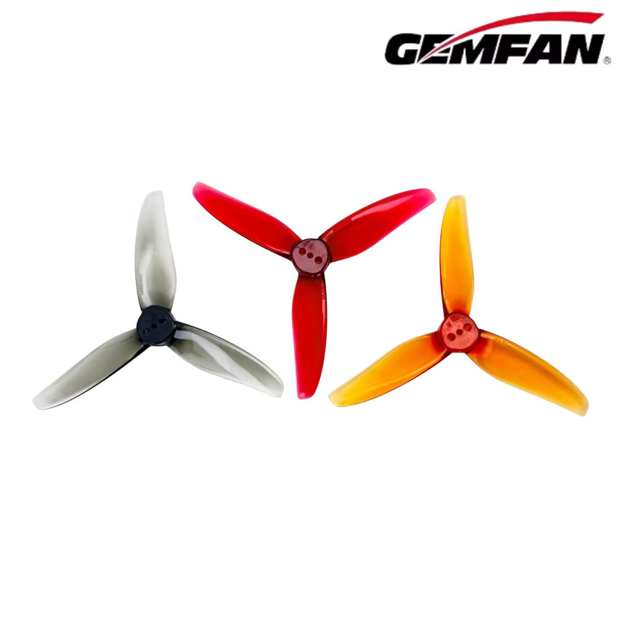 Gemfan Hurricane 3020 3-Zoll 3-Blatt 3-Loch PC Propeller, 2 Paar - Bild 2
