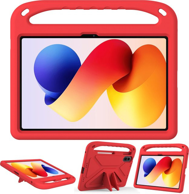 Kickstand EVA Schutzhülle für Xiaomi Poco Pad und Redmi Pad Modelle in Rot - Bild 1