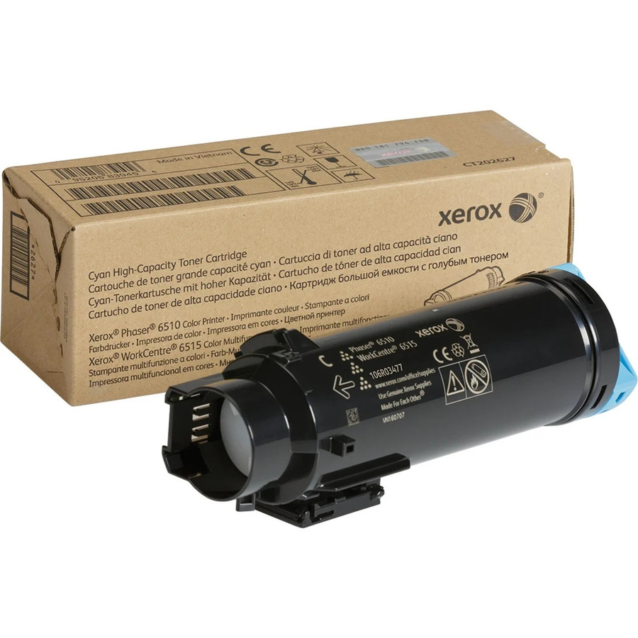 Xerox Toner Cyan 106R03477 für Phaser 6515, Phaser 6510 und WorkCentre 6515 - Bild 1