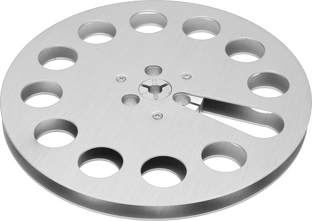 Honor Electronics Universelle Bandspule aus Aluminiumlegierung mit 11 Löchern, 14,7 Zoll, Silber - Bild 1