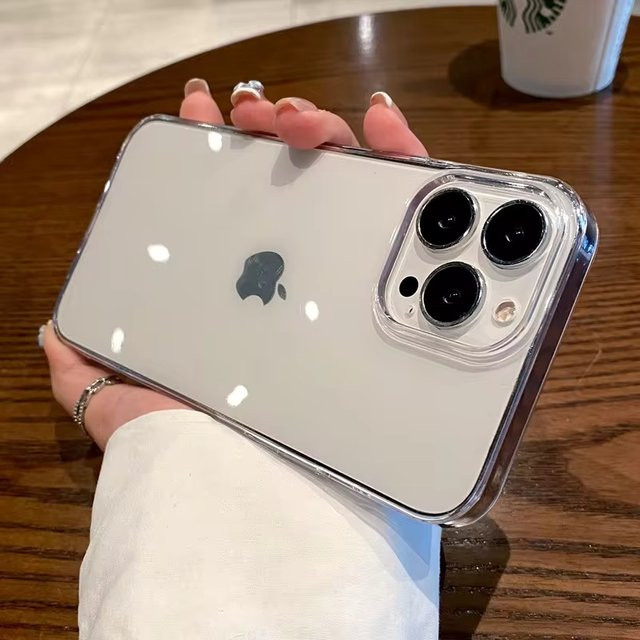 Stoßfeste Silikon Schutzhülle für Apple iPhone in Transparent - Bild 1