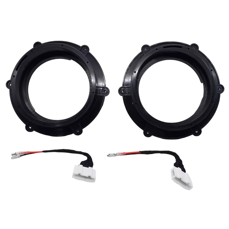 Auto-Lautsprecheradapter Audio-Halterung für Volkswagen Magotan Sagitar Tiguan und Skoda Octavia, 6,5 und 8 Zoll, mit verlustfreiem Stecker, Schwarz - Bild 4