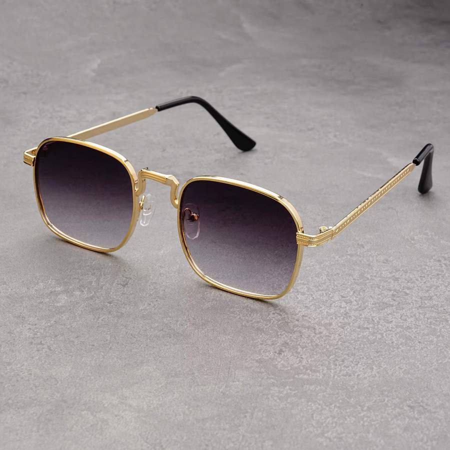 KAMMPT Sonnenbrille, Quadrat, Vollrand, Metall, Multicolor, Unisex - Bild 2