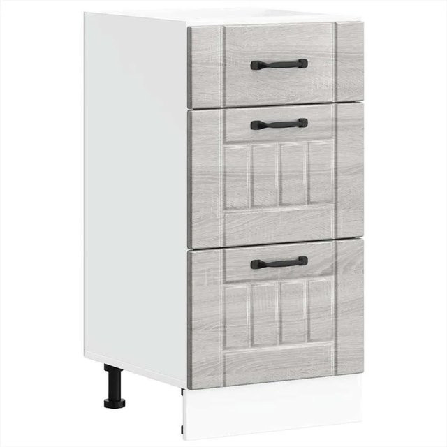 Küchenunterschrank DELUKE MARO mit Schublade, Farbe: Sonoma Grau, B: 40 cm, T: 46 cm, H: 81,5 cm - Bild 1