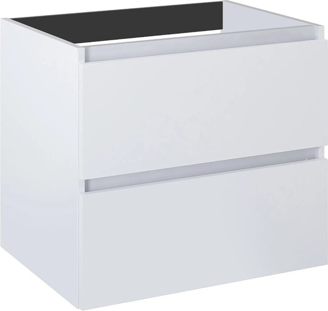 Roca Waschtischunterschrank Evelyne Basic mit 2 Schubladen, Weiß Matt, B: 60 cm, H: 53 cm, T: 45,6 cm - Bild 1
