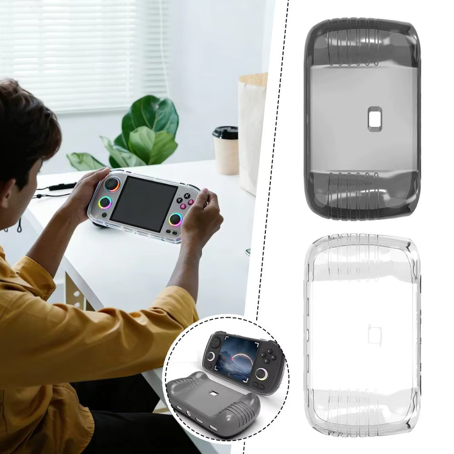 Anbernic RG CubeXX Schutzhülle aus weichem TPU in Transparent, Anti-Scratch Zubehör für Retro Gaming Handheld - Bild 3