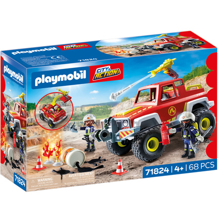 PLAYMOBIL Action Heroes Feuerwehrtruck Konstruktionsspielzeug ab 4 Jahren