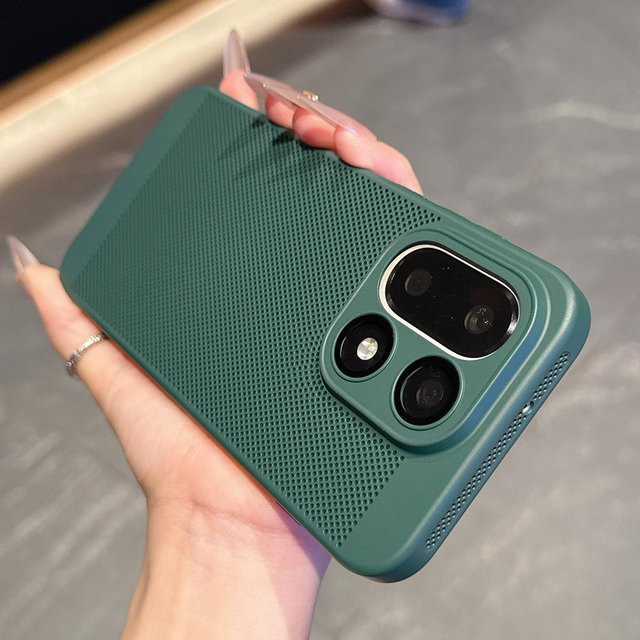 Stoßfeste OnePlus 15 Handyhülle mit Wärmeableitung in Grün - Bild 1