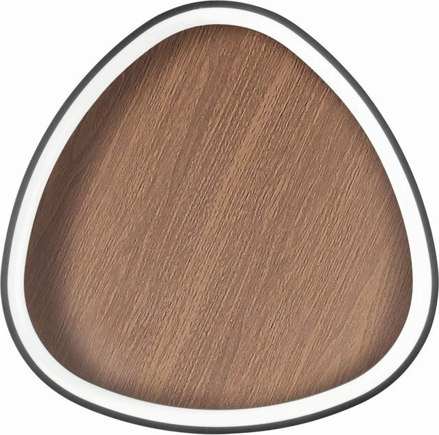 Licht-Erlebnisse LED Deckenleuchte in Holzoptik mit Farbwechsel und Dimmer, Breite: 65 cm - Bild 1