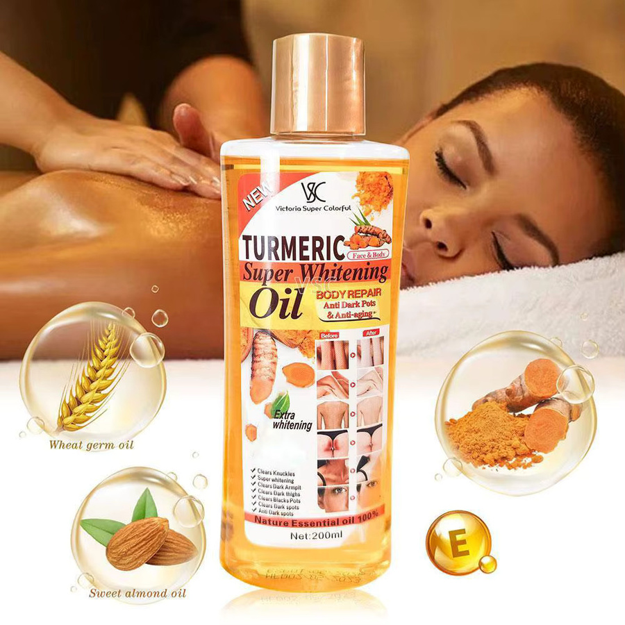 Kurkuma Öl für Gesicht und Körper, 200 ml, Unisex - Bild 2