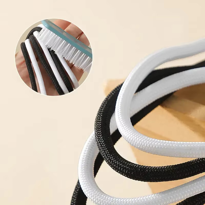 Elastische Rundschnur in Schwarz und Weiß für DIY und Nähzubehör, Durchmesser: 4 mm, Länge: 2 m - Bild 5
