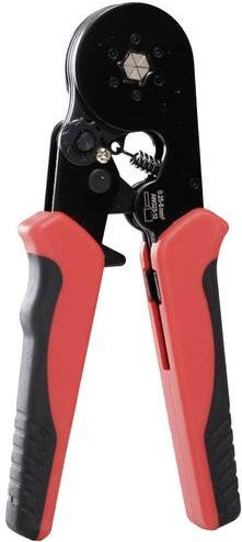 Quadrios 24T061 Crimpzange für Aderendhülsen von 0.25 bis 6mm² in Rot - Bild 1