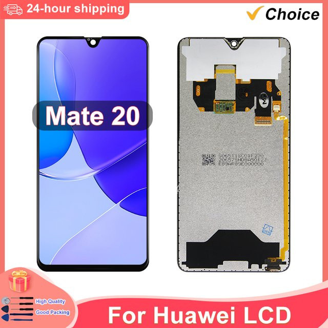 Huawei Mate 20 LCD Display mit JDI Touchscreen Digitizer in Schwarz, 6.53 Zoll Ersatzteil für HMA-L29 und HMA-L09 - Bild 1