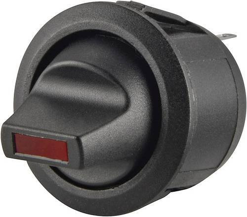 TRU Components LED Kippschalter TC-R13-112LP-02 Schwarz 250 V/AC 6A 1 x Aus/Ein rastend - Bild 1