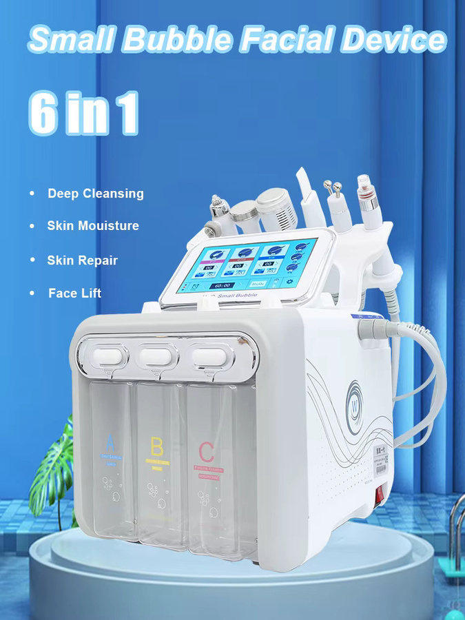 AOKO 6-in-1 H2-O2 Gesichtspflegegerät, Tiefenreinigung, Unisex - Bild 2