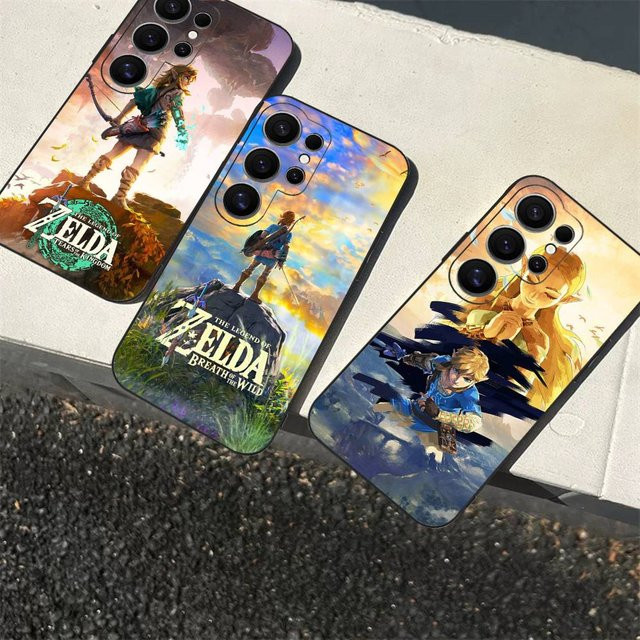 Handyhülle Virtuelle Fantasy-Spiele Z-Zelda für Samsung Galaxy S24 FE S25 Ultra S22 S23 S24 5G Multicolor - Bild 1