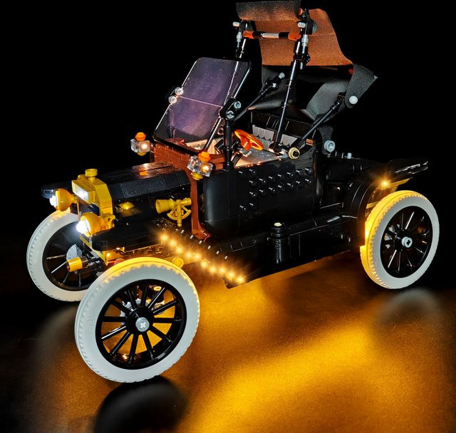 LYBMTWF LED-Beleuchtungsset, kompatibel mit Lego 11376 Ford Model T Bausteinen - Bild 1