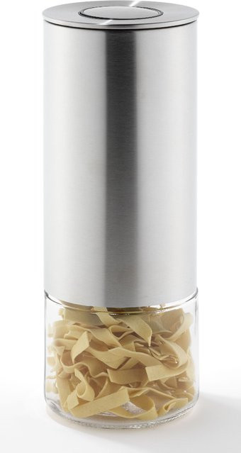 Bongusto Vorratsdose aus Glas und Edelstahl in Silber und Transparent - Bild 1