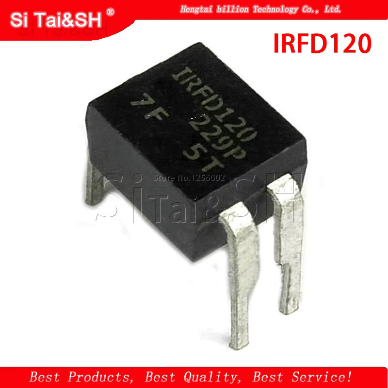 10er Set Si Tai&SH IRFD MOSFETs DIP-4 in Schwarz - Bild 2