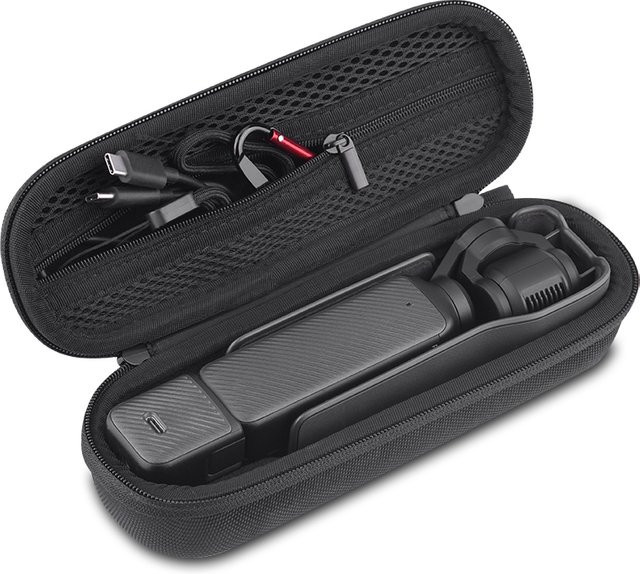 DJI Pocket 3 Aufbewahrungstasche für Creator Combo Zubehör, Tragetasche in Schwarz mit Karabiner - Bild 1