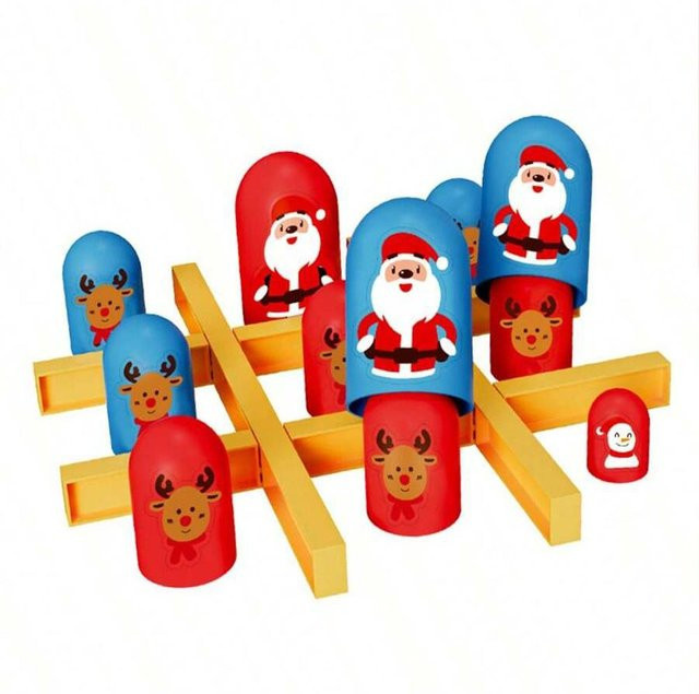Yiran toy Tic Tac Toe Brettspiel, bunt, Holz, ab 14 Jahre - Bild 1