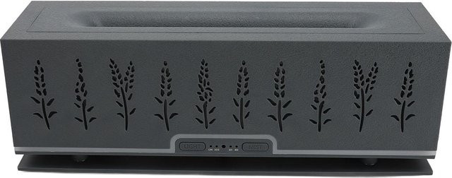 Koogeelife Flammen Diffusor und Luftbefeuchter mit Fernbedienung, Aromatherapie Diffusor für ätherische Öle, Grau, 200 ml - Bild 1