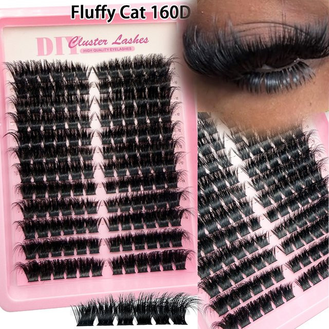 AMSDCN Wimpernbündel, Black, Unisex - Bild 1