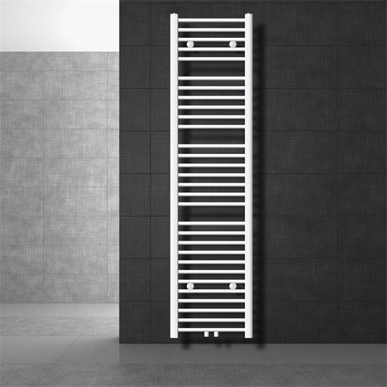 LuxeBath Badheizkörper Weiß Gerade mit Mittelanschluss B: 40 cm, H: 180 cm - Bild 1