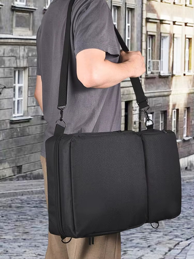 APWIKOGER Tragbare DJ-Plattenspieler-Schutzhülle mit Schultergurt und Reisetasche für Pioneer DDJ-400 DDJ-FLX4, Schwarz - Bild 7