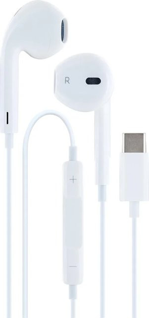 Schwaiger In-Ear Kopfhörer mit USB-C Anschluss in Weiß - Bild 1