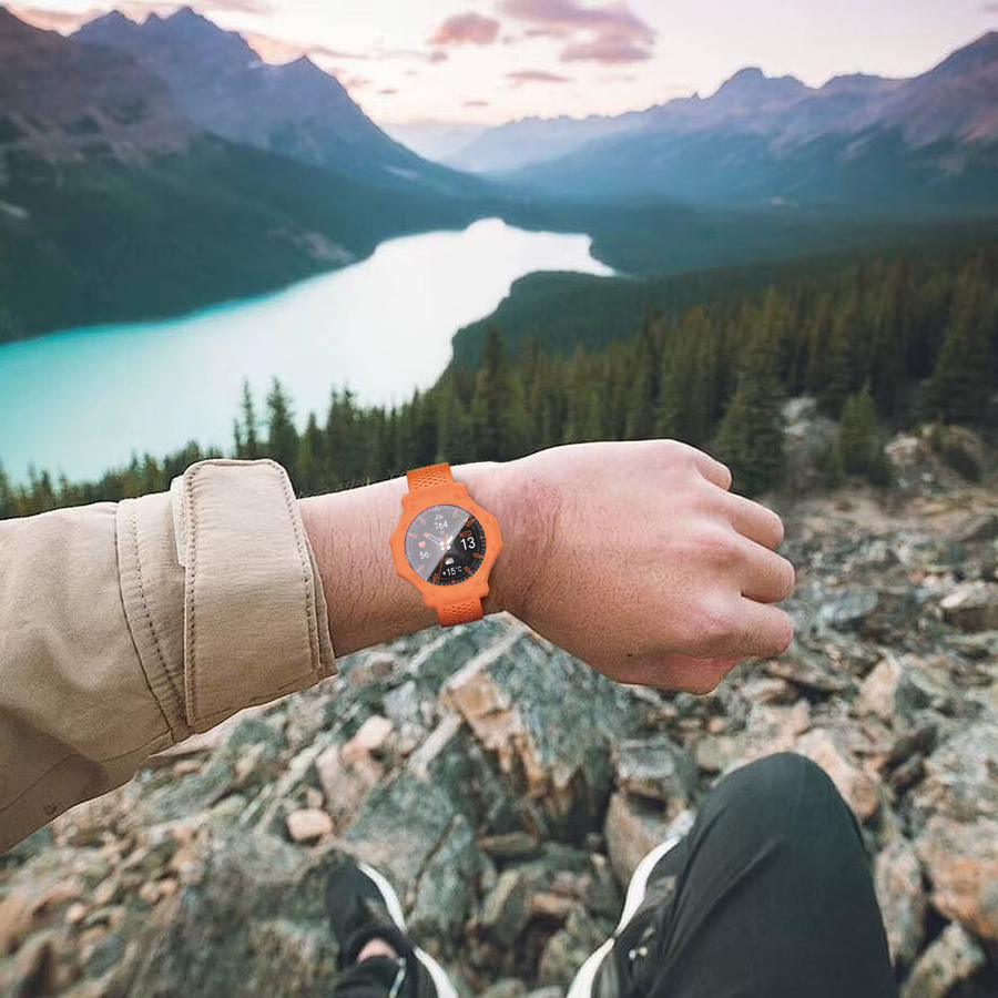 OAKCHARM Zubehör für Amazfit T-Rex 3, Silikon-Schutzhülle, Schwarz - Bild 3