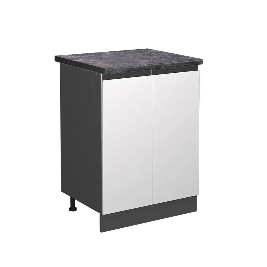 Vicco Küchenunterschrank R-Line Küchenkommode Weiß/Anthrazit, B/T/H: 60 x 60 x 81,6 cm - Bild 2