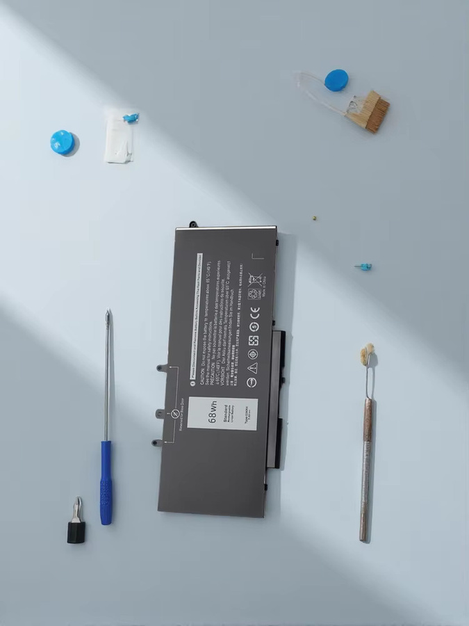 GJKNX Laptop-Akku für DELL Latitude E5480 5580 5490 5590 und Precision M3520 M3530 Serie, GD1JP, 7,6V, 68Wh, Schwarz - Bild 5