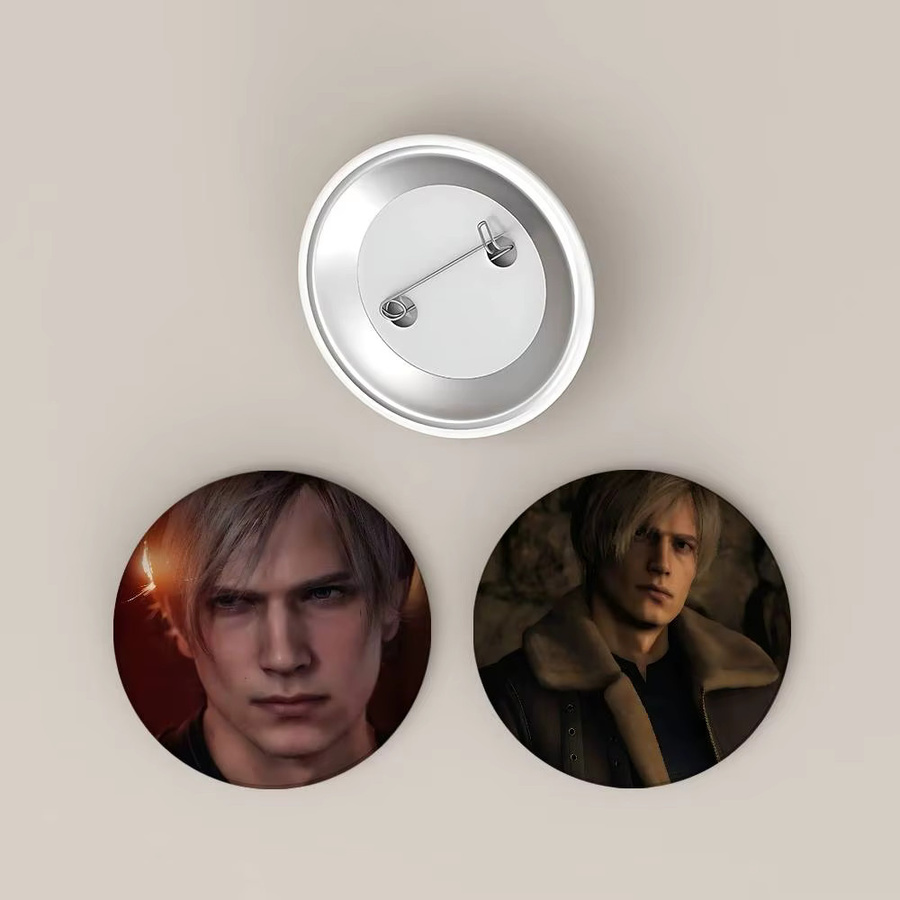 52TOYS Brosche L-Leon K-Kennedy, Weißblech, Silber - Bild 4
